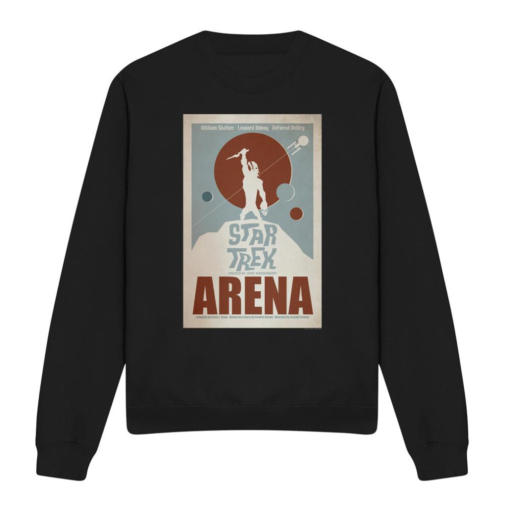 Star Trek (S, ) Unisex Adult The Original Series Episode 18 Sweatshirt Black