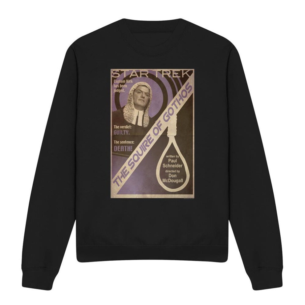 Star Trek (Xxl, ) Unisex Adult The Original Series Episode 17 Sweatshirt Black