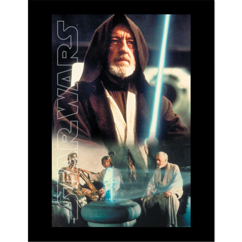 Star Wars Star Wars Obi Key Art Framed Poster