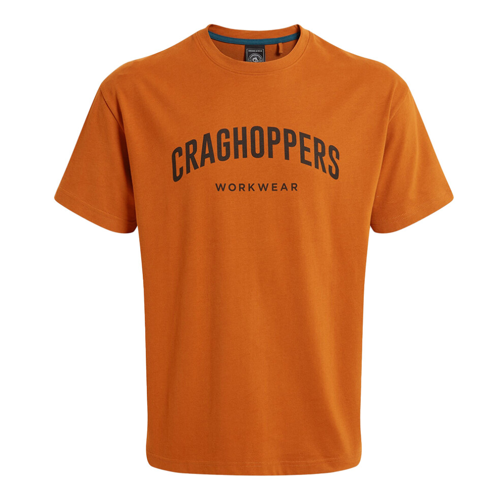Craghoppers (L, Potters Clay) Mens Batley Work T-Shirt Multicoloured