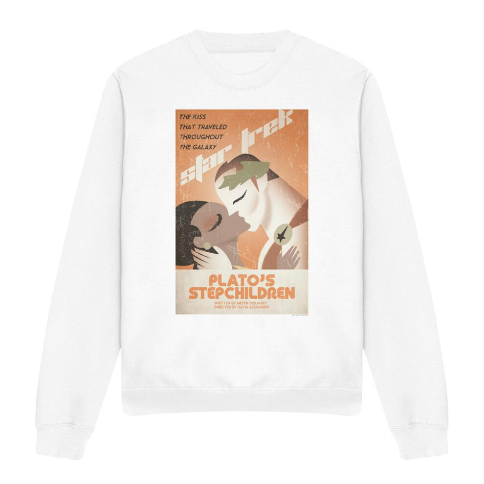 Star Trek (Xxl, ) Unisex Adult The Original Series Episode 65 Sweatshirt White