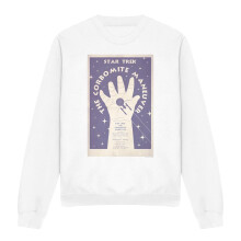 (L, White) Star Trek Unisex Adult The Original Series Episode 10 Sweatshirt