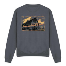 (S, Charcoal) Yellowstone Unisex Adult Seasons Greetings From The Yellowstone Christmas Sweatshirt