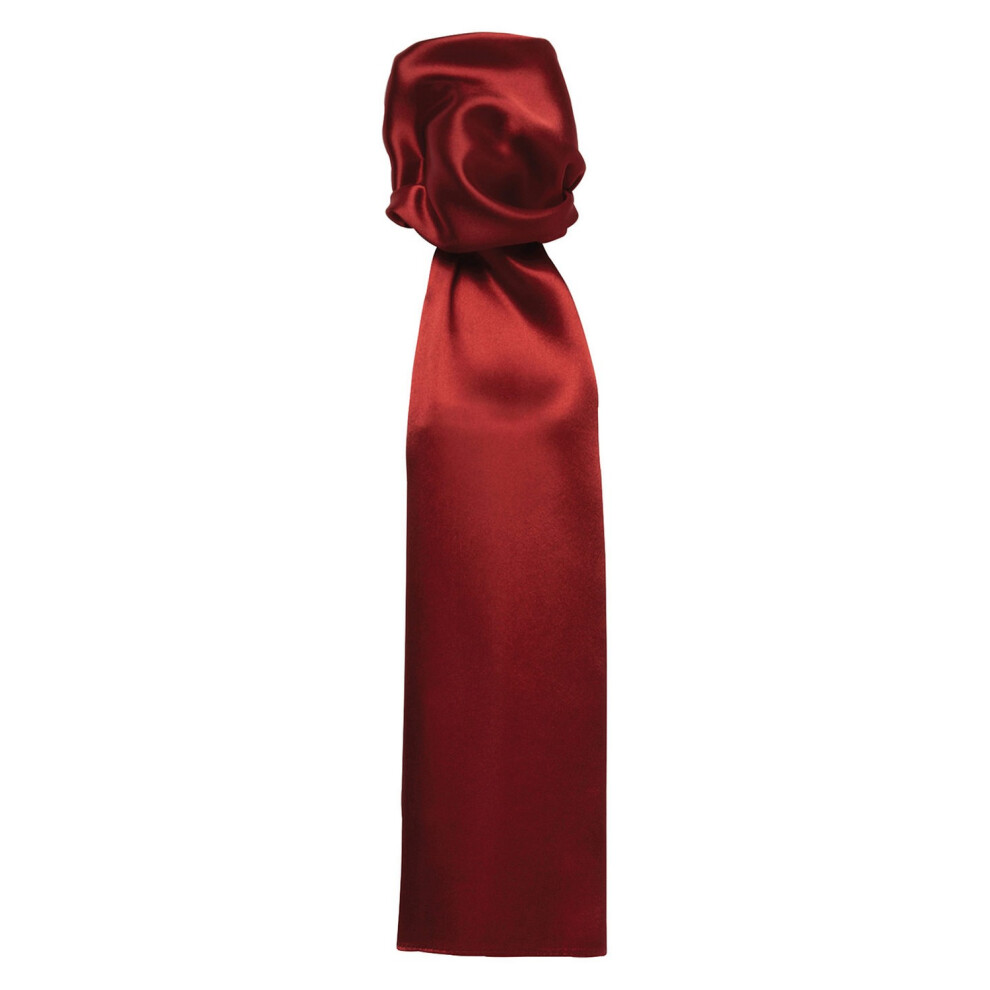 Premier (One Size, Burgundy) Colours Plain Scarf