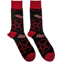 Motley Crue Unisex Adult Logo & Pentagram Ankle Socks