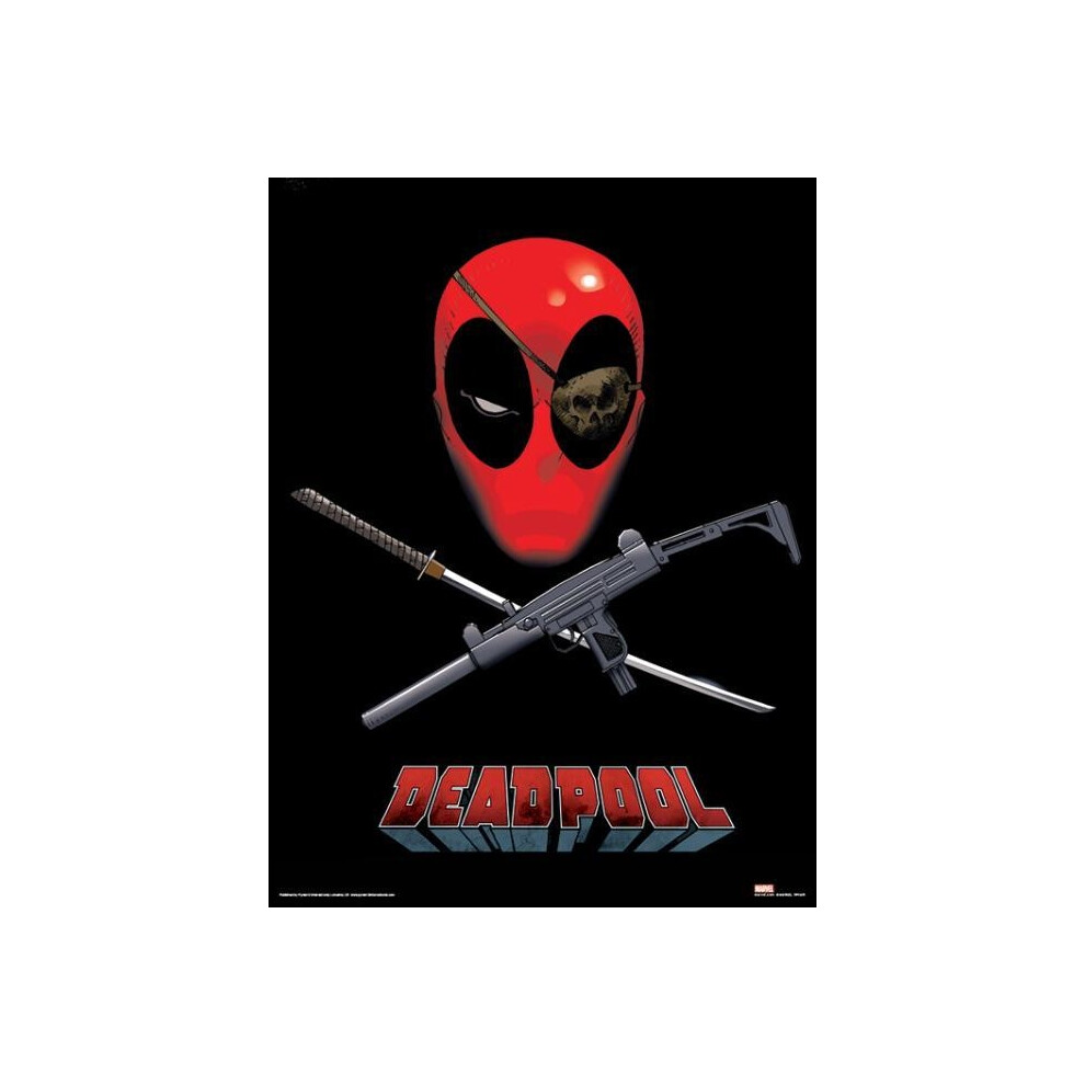 Deadpool Eye Patch Print