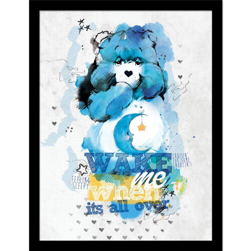 Care Bears Care Bears Wake Me When Its All Over Framed Print