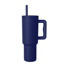 Gourde Simple Modern 40 oz avec Poignée et Couvercle à Paille | Isolée et Étanche | Cadeaux pour Femmes M