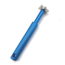 (Blue) Golf Accessories Club Safe And Practical Multicolor11cm Hexagram Cleaning Knife