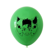 (Tanjirou) Slayer Demon Anime 12 Inch Latex Balloon Kid Birthday Supplies Decoration Party