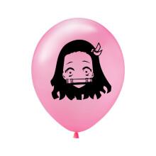 (Nezuko) Slayer Demon Anime 12 Inch Latex Balloon Kid Birthday Supplies Decoration Party