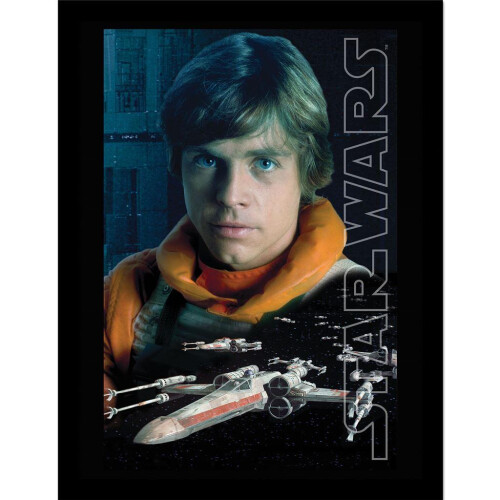 Star Wars Star Wars Luke Key Art Framed Poster