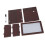MoneySavingBox dunkelbraun $5000 20,1x7,6x14,5cm 13