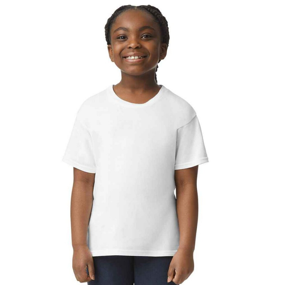 Gildan (3-4 Years, ) Childrens/Kids Cotton Lightweight T-Shirt White