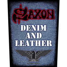 Saxon Denim And Leather Patch