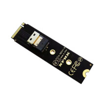 NVMe M.2 NGFF Interface Adapter to Slim SFF-8654 NVMe for High-Speed Data Transfer and Storage Expansion 38Pin