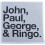 The Beatles John Paul George & Ringo Patch 1