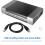Caixa de Gabinete para HDD SSD de 5,25 Polegadas USB 3.0 para , Suporte para DVD, SSD, HDD, Caixa para Disco Rígido, 16 Velocidades, Plugue UE 5