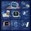 Face  Headset Small TV LCD Touch Screen Earphone Customized Clock Earphone Gaming Earphones 5