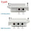 AP Wireless Bridge Case for Outdoor Communication Base Station Long Range Network Booster,Waterproof Box Type A 5