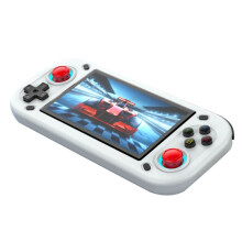 R43S Retro Handheld Video Game Console 4.3Inch Screen -Compatible Out Portable Pocket Video Player 64GB Games White