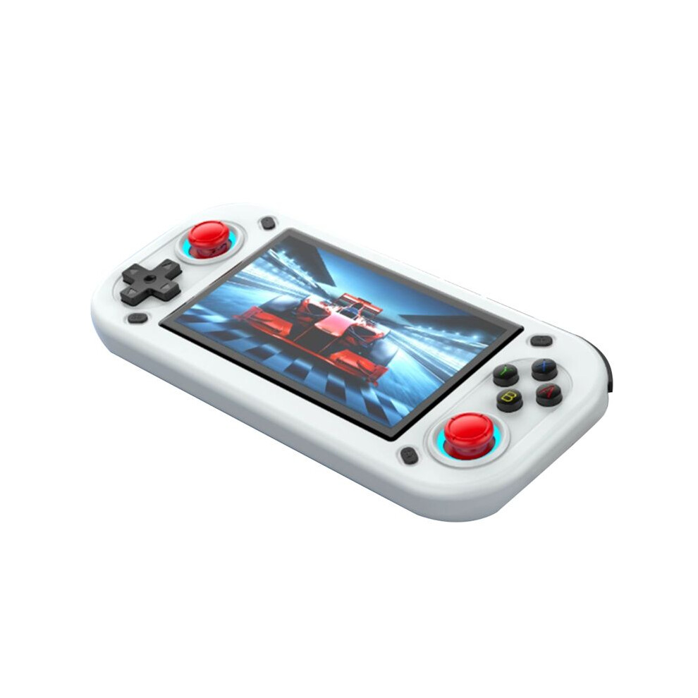 R43s Retro Handheld Video Game Console 4.3Inch Screen -Compatible Out Portable Pocket Video Player 64Gb Games White 6033286407663