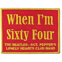 The Beatles When I'm Sixty Four Patch