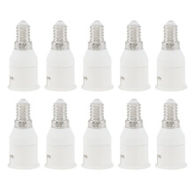 10PCS E14 to B22 Lamp Holder Adapter Small Screw to Bayonet Cap Bulb Socket Converter Aging Test Lamp Holder