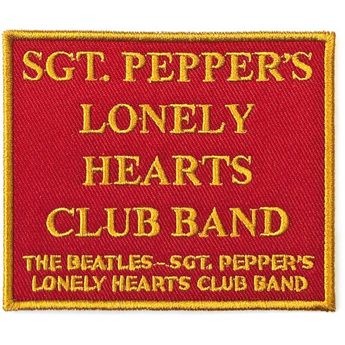 (One Size, Red/Yellow) The Beatles Sgt Pepper's Patch