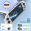 R50S Retro Handheld Game Console128GB Linux System 5.1inch IPS Screen Dual Player Online Gaming Console Black 3