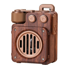 Portable Audience Sound Box Speaker Retro Outdoor Radio Wireless Connection Vintage Style Music Player