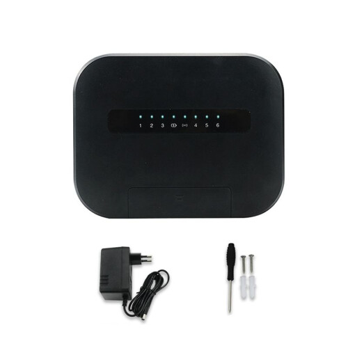 6 Zone Tuya WiFi Indoor  Sprinkler Controller Irrigation System Phone Remote Control Work with  Life EU Plug