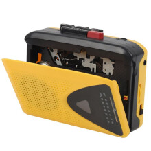 Radio AM/FM Portable, Lecteur de Cassettes, Enregistreur de Musique, avec Haut-Parleur et Prise en Charge D'un Casque 3,5 mm