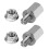 Bicycle Hub Hitch Adapter, M10x1.0 Thru Axle Adapter, Universal Bicycle Trailer Coupling Connector 1