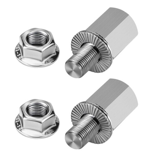 Bicycle Hub Hitch Adapter, M10x1.0 Thru Axle Adapter, Universal Bicycle Trailer Coupling Connector