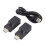 Adaptador RJ45 de 60 M Compatível com , Extensor Ethernet 1080P Sem Perdas para  com Cabo de Alimentação USB sobre Cat6 2