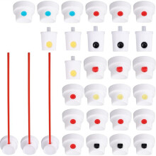 30 Peças de Bicos Universais para Latas, para Latas Femininas, Pontas de Bico de Garrafa Fáceis de Usar, Suprimentos de Reposição para Pintura de