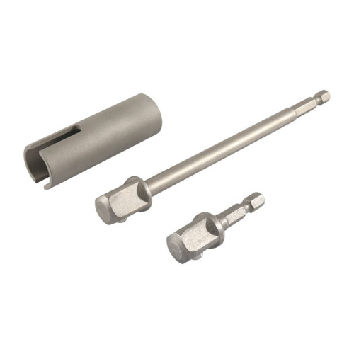 Jack Slotted Drill Adapter T-Slot Multiple Usages Slotted Drill Attachment Kit with 2 Adapter Bits 2