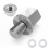 Bicycle Hub Hitch Adapter, M10x1.0 Thru Axle Adapter, Universal Bicycle Trailer Coupling Connector 2