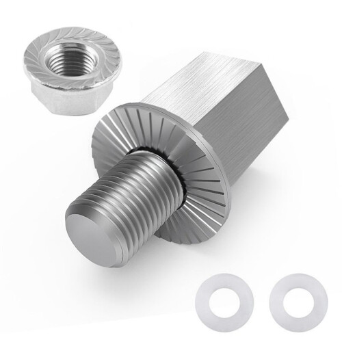 Bicycle Hub Hitch Adapter, M10x1.0 Thru Axle Adapter, Universal Bicycle Trailer Coupling Connector 1