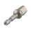 Jack Schlitzbohrer-Adapter T-Nut Vielseitig Einsetzbar Schlitzbohrer-Aufsatz-Set mit 2 Adapterbits 6