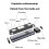 Under Pillow  Speaker Sleep Aid Bone Conduction Soundbar MP3 LED Power Display  BT Sleep Timer 2