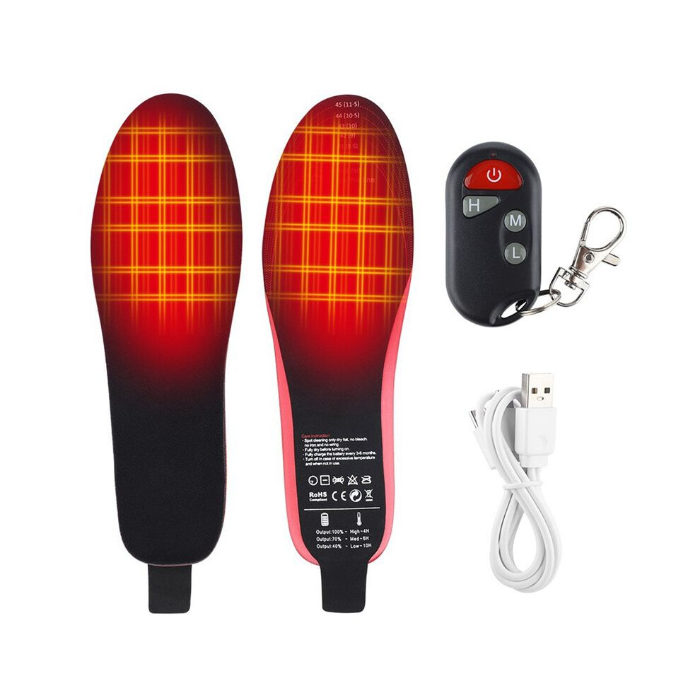 Heating Insoles Temperature-Controlled Foot Warmers Electrically Heated Insoles Large-Size Thermal Insoles S 6031271023553