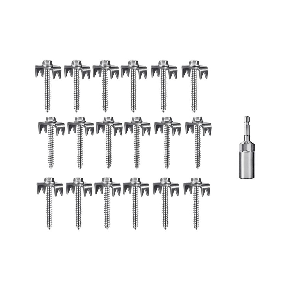 Photos - Other for Repair Zandona Fence Staples, Fence Nails for Softwood, Reusable Wire Fence Staples Screws for Mesh and Woven Fencing, Wire Fixer Hold 