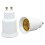 6pcs Gu10 to E26 Adapter, Gu10 to Standard Screw in Base E26 Socket Adapter Converter 4