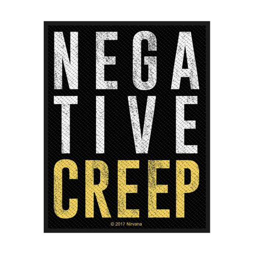 Nirvana Negative Creep Woven Patch