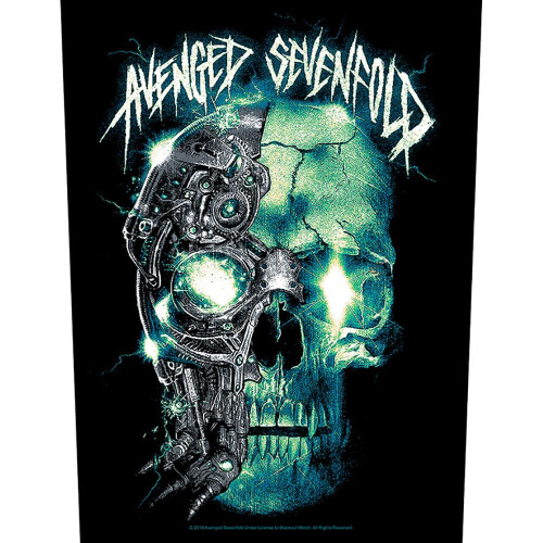 Avenged Sevenfold Mechanical Skull Patch