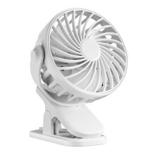 Fan Rechargeable Fan Rotating Hanging Clip Fan Portable Office Bedroom Dormitory Outdoor Fan Gifts White