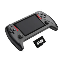 PROJECT X PRO Draagbare Videogameconsole 64G + 15000 Games 4,3-Inch Scherm 3D-Stereogeluid Ondersteuning 20+ Simulatoren B