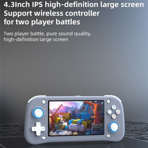 XF43 Retro Handheld Game Console 4.3in IPS Screen Open Source Linux Game Player RK3128 Chip Pocket Video Player 2